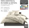 Bettwaesche-mit-Stil Mako-Satin Spannbettlaken natur 140x200cm Höhe 31-40cm Bild 2