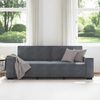 vidaXL 3-Sitzer-Sofa Dunkelgrau 220x78x84 cm Samt 4105031 Bild 3