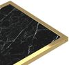 Computer-Beistelltisch Schwarz Marmor 50 x 35 x 65 cm Hartglas [331647] Bild 5