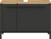 Germania WB-Unterschrank GW-Yonkers, in Graphit/Navarra-Eiche-Nb, mit Siphonausschnitt, 80 x 59 x 34 cm (BxHxT) Bild 3