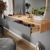Schminktisch Melisa Grau 120 cm mit 2 Schubladen Vicco Bild 4