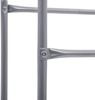 vidaXL Kistenregal für 3 Kisten Silbern 50x33x116 cm Stahl 285212 Bild 5