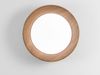 LED Deckenleuchte ARKA Schwarz mit Holzoptik & 3 Lichtfarben, Ø 40cm Bild 5