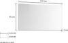 Wandspiegel >White< in grau - 120x65x2cm (BxHxT) Bild 2