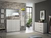 Wandspiegel >White< in grau - 120x65x2cm (BxHxT) Bild 3