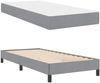 vidaXL Boxspringbett mit Matratze Hellgrau 100 x 200 cm Stoff 3398465 Bild 5