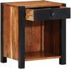 vidaXL Nachttisch 2 pcs Braun 40 x 35 x 50 cm Massivholz Akazie 4019635 Bild 5