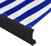 vidaXL Kassettenmarkise mit Motor 400x300 cm Blau und Weiß 3052689 Bild 5