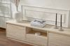 Dmora Fernsehschrank Morrigan, Ständer für Wohnzimmerfernseher, Niedriges Wohnzimmer-Sideboard, TV-Ständerbasis, 160x30 h42 cm, Beige Bild 5