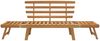 vidaXL Gartenbank 2-in-1 190 cm Massivholz Akazie 316471 Bild 3