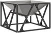 vidaXL Feuerstelle Braun 50 x 50 x 35 cm Wetterfeststahl 858993 Bild 5