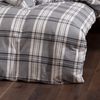 Dormabell Flanell Bettwäsche 135x200 cm Karo kariert silber grau beige 21260 Bild 3