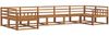 vidaXL Outdoor-Sofagarnitur 7 pcs Natur Massivholz Akazie 3368097 Bild 2