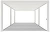 Weide Deluxe Plus | Pergola Voll Aluminium freistehend | 4 x 6 M | Lamellendach weiß Bild 3