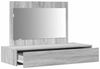 vidaXL Schminktisch mit Schubladen Grau 100 x 40 x 70 cm Holzwerkstoff 865213 Bild 5