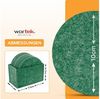 wortek Getränkeuntersetzer Filz-Untersetzer Rund für Gläser 10er Set + Box, Zubehör für Tisch & Gläser, Set, 10-tlg, waschbare Getränke Glasuntersetzer Gläser, Tischuntersetzer Filz 10 cm Bild 3
