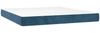 vidaXL Polsterbett mit Matratze Dunkelblau 160x200 cm Samt Bild 5