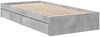vidaXL Bettgestell mit Schubladen Betongrau 90x190 cm Holzwerkstoff 3280709 Bild 3