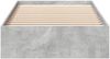 vidaXL Bettgestell mit Schubladen Betongrau 90x190 cm Holzwerkstoff 3280709 Bild 4