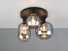 Deckenleuchte DIVA 3-flammig mit Glasschirmen Chrom bedampft, Ø 39cm Bild 3