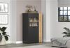 INOSIGN Highboard Estepona (1 St), Vitrine mit Rillenoptik - Türen links oder rechts montierbar Bild 5