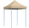 vidaXL Pop-Up Partyzelt, faltbar, Stahl / PE, Beige, ohne Seitenteile, 306 x 200 x 200 cm Bild 5