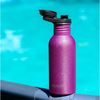 LEKKABOX Trinkflasche Edelstahl Glitzer Trinkflasche, 500ml - Kinder Sport Edelstahlflasche, Elegant schimmernd, leicht, auslaufsicher – für jeden Tag Bild 3