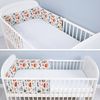 Amilian Bettnestchen Bettumrandung 210x30 cm für Kinderbett 140x70 geeignet (Kopfschutz), (Nestchen, Kantenschutz), Bettausstattung Bild 3