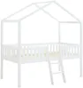 Vente-unique - NALENY Bett Holz, Platte Weiß - B 120 cm x H 204 cm x L 197,5 cm Bild 2