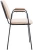 CLP 4er Set Stapelstühle Ken Pro Stoffbezug gepolstert mit Armlehnen bis 150 kg,creme Bild 5