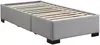 Vente-unique - KOLANE Lattenrost und Bettrahmen Stoff Grau - B 96 cm x H 37 cm x L 197 cm Bild 3
