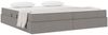 vidaXL Aufbewahrungsbett mit Matratze Taupe 200 x 200 cm Polyester 3399685 Bild 3