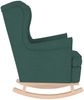 vidaXL Schaukelsessel Dunkelgrün 74x90x102 cm Stoff 4016924 Bild 5
