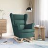 vidaXL Schaukelsessel Dunkelgrün 74x90x102 cm Stoff 4016924 Bild 3