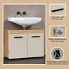 welltime Waschbeckenunterschrank Isera (1-St) Waschbeckenschrank mit 2 Türen – (B/T/H) 72/34/56 cm Bild 4
