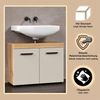 welltime Waschbeckenunterschrank Isera (1-St) Waschbeckenschrank mit 2 Türen – (B/T/H) 72/34/56 cm Bild 3