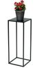 DanDiBo Beistelltisch/Blumenhocker Eckig, Metall Schwarz, 60 x 18 x 18 cm Bild 4