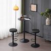 EUGAD Barhocker (2 St), drehbar, höhenverstellbar, Metallgesetll, Vintage-Kunstleder Bild 3