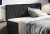99rooms Emma Boxspringbett 180x200 cm Kunstleder SOFT Schwarz Bild 2