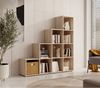 Regal >Luna< in Eiche Sonoma - 149x149x35cm (BxHxT) Bild 2