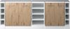 Küchenschrank für Dachschrägen R-Line Artisan-Eiche 210 cm 5er Set Schrankkorpuss 60 cm Tiefe Vicco Bild 3