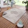 In- & Outdoor Wendeteppich Cebu Grau Creme - 120x170x0,5cm Bild 4