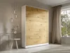 Vente-unique - RAPILI Bett Holz, Platte BeigeWeiß - B 50 cm239,2 cm x H 225,2 cm x L 179 cm Bild 3