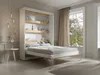 Vente-unique - RAPILI Bett Holz, Platte BeigeWeiß - B 50 cm239,2 cm x H 225,2 cm x L 179 cm Bild 2