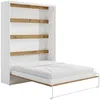 Vente-unique - RAPILI Bett Holz, Platte BeigeWeiß - B 50 cm239,2 cm x H 225,2 cm x L 179 cm Bild 5