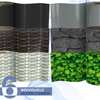 ELONEO PVC Sichtschutzstreifen für Doppelstabmattenzaun, 35m x 19cm, 1er-Set Rattan dunkel Bild 5