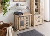 Waschbeckenunterschrank Mango 70x40x60 whitewash lackiert RAILWAY #382 Bild 2
