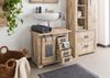 Waschbeckenunterschrank Mango 70x40x60 whitewash lackiert RAILWAY #382 Bild 4