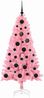 vidaXL Weihnachtsbaum mit 150 LEDs mit Ständer Rosa 150 cm PVC 3396417 Bild 4
