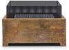 Fireplace Feuerschale Schwarz-Corten – Feuerstelle 55 × 55 × 37 cm, 16 kg Bild 3